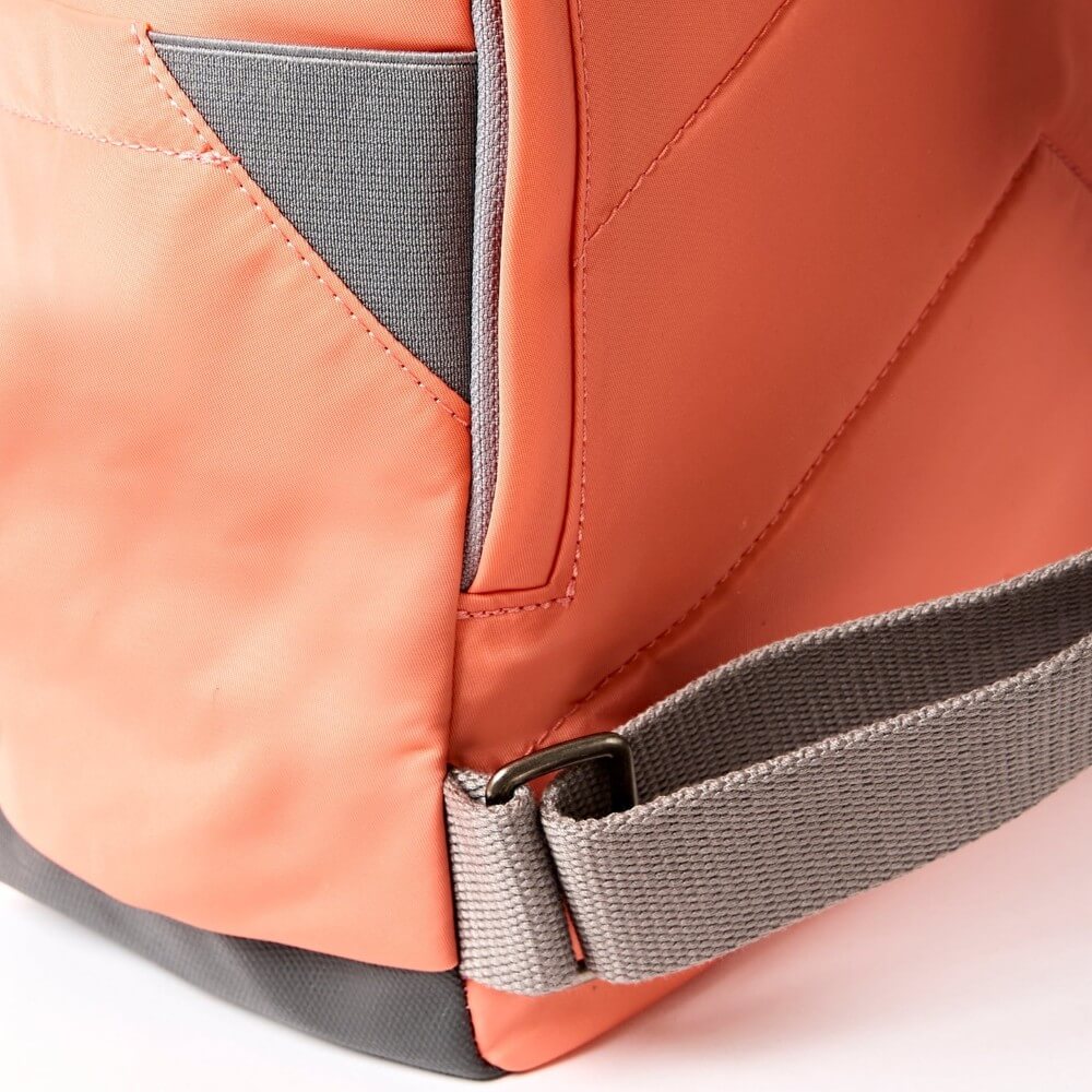 Roka Canfield Roll Top Backpack Small in Sugar Coral Nylon