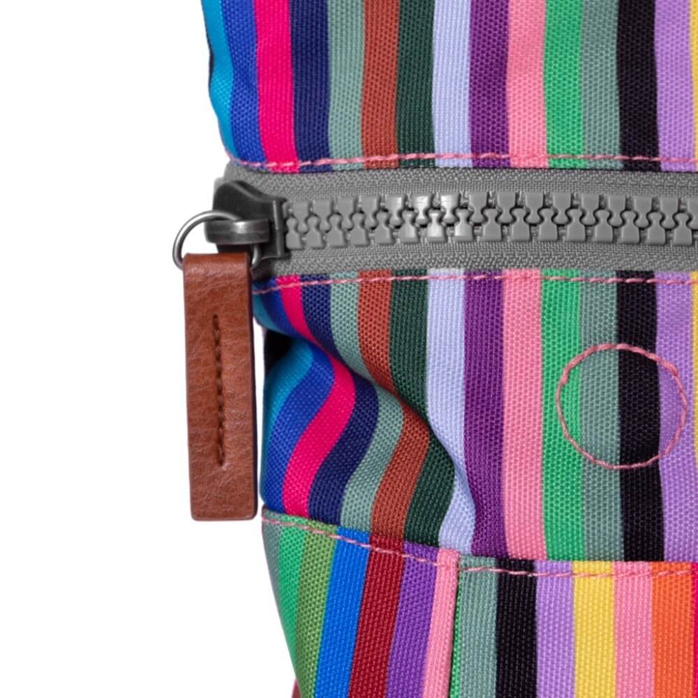 Roka CANFIELD B Recycled Backpack Small-MULTI STRIPE