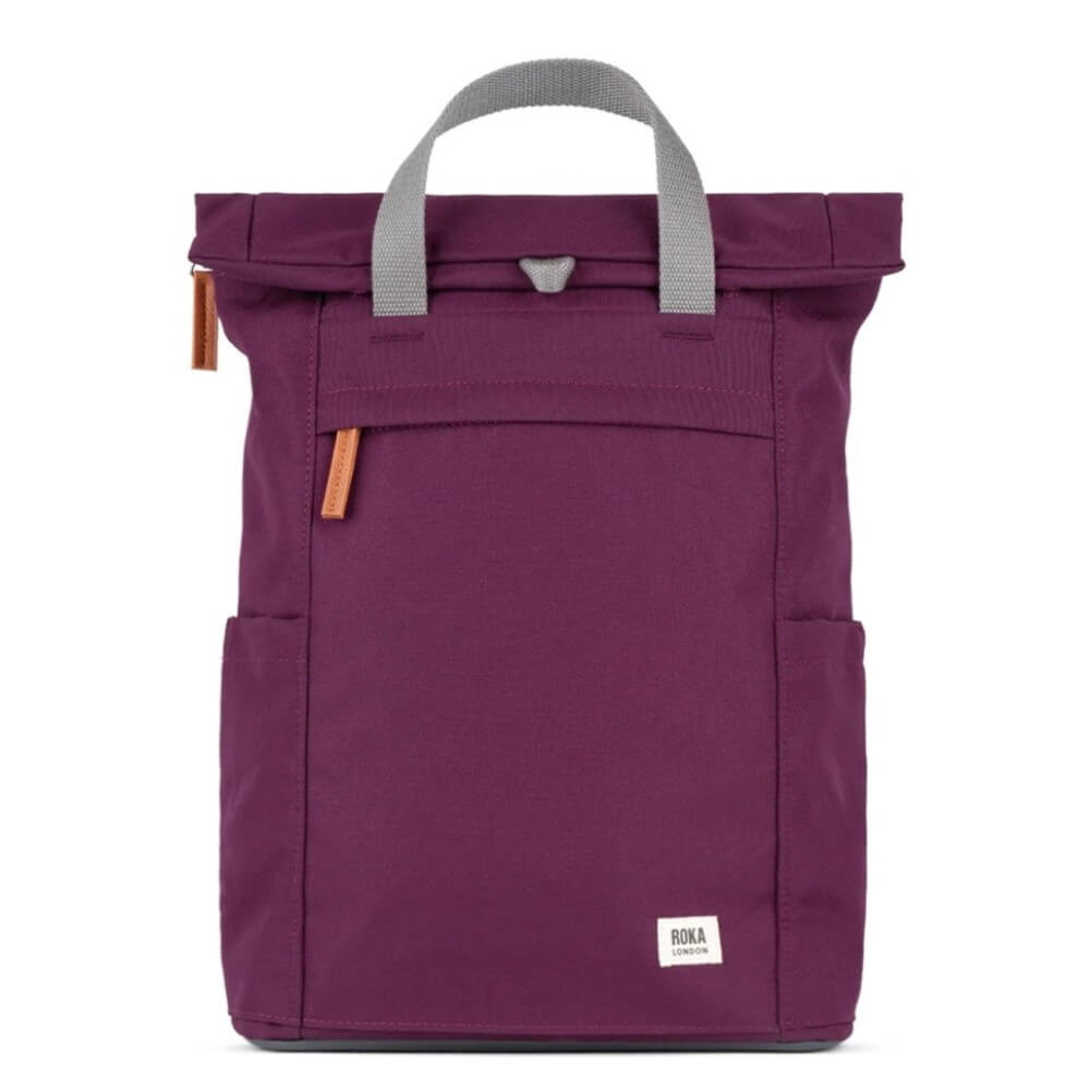 Roka Finchley Canvas Backpack in Cherry Lacquer
