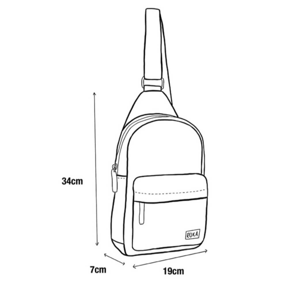 ROKA WILLESDEN CROSSBODY-BLUE