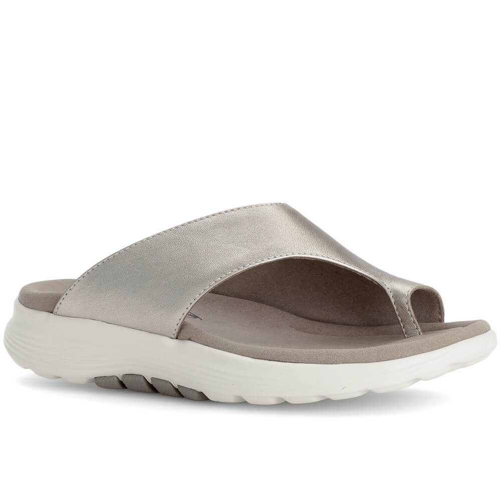 Rollingsoft Gold toe-post sandal  