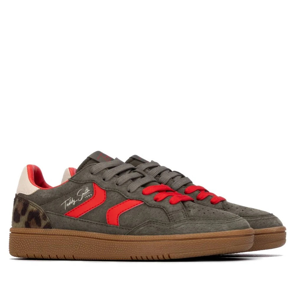 Teddy Smith 121139 Khaki Suede Trainers