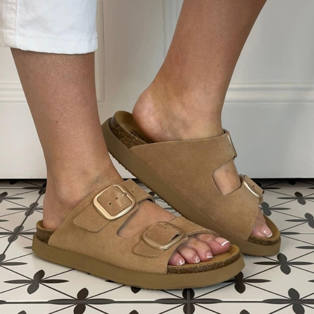 Toni Pons GONIA Sandals Camel Suede