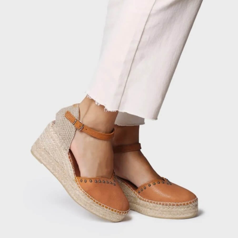 Toni Pons Manila Espadrilles-Tan Leather