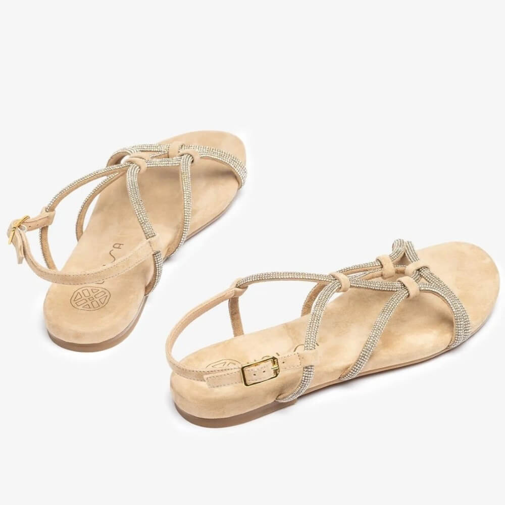 UNISA COOPER FLAT SANDAL NUDE