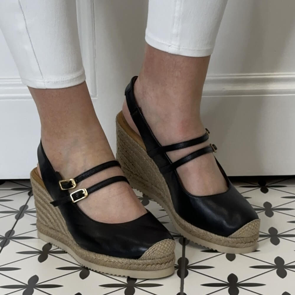 Unisa Cyntia&nbsp;Round-toe slingback espadrille