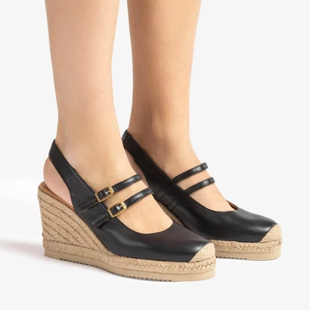 Unisa Cyntia&nbsp;Round-toe slingback espadrille