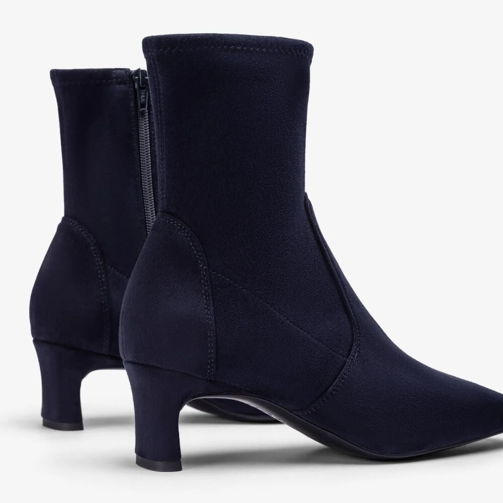 Unisa Jarret Ankle Boot Navy Stretch
