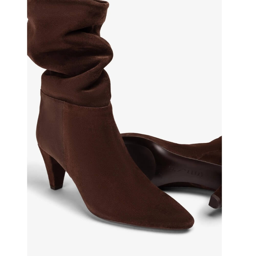 Unisa Laia Mid Calf Boot Walnut Suede