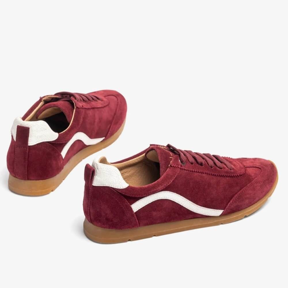 Unisa Dalai Suede Trainer Wine