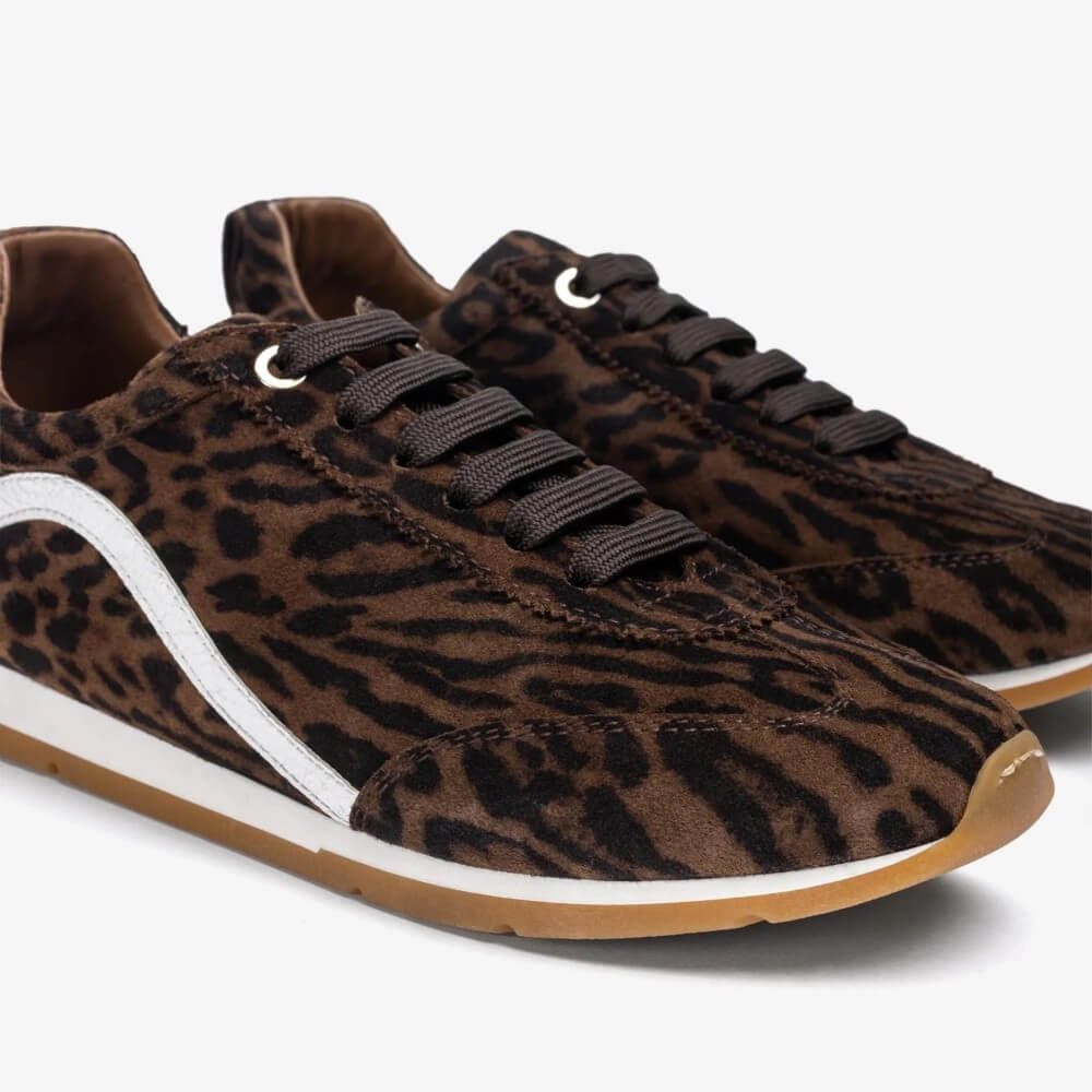 Unisa Dalai Suede Trainer Leopard