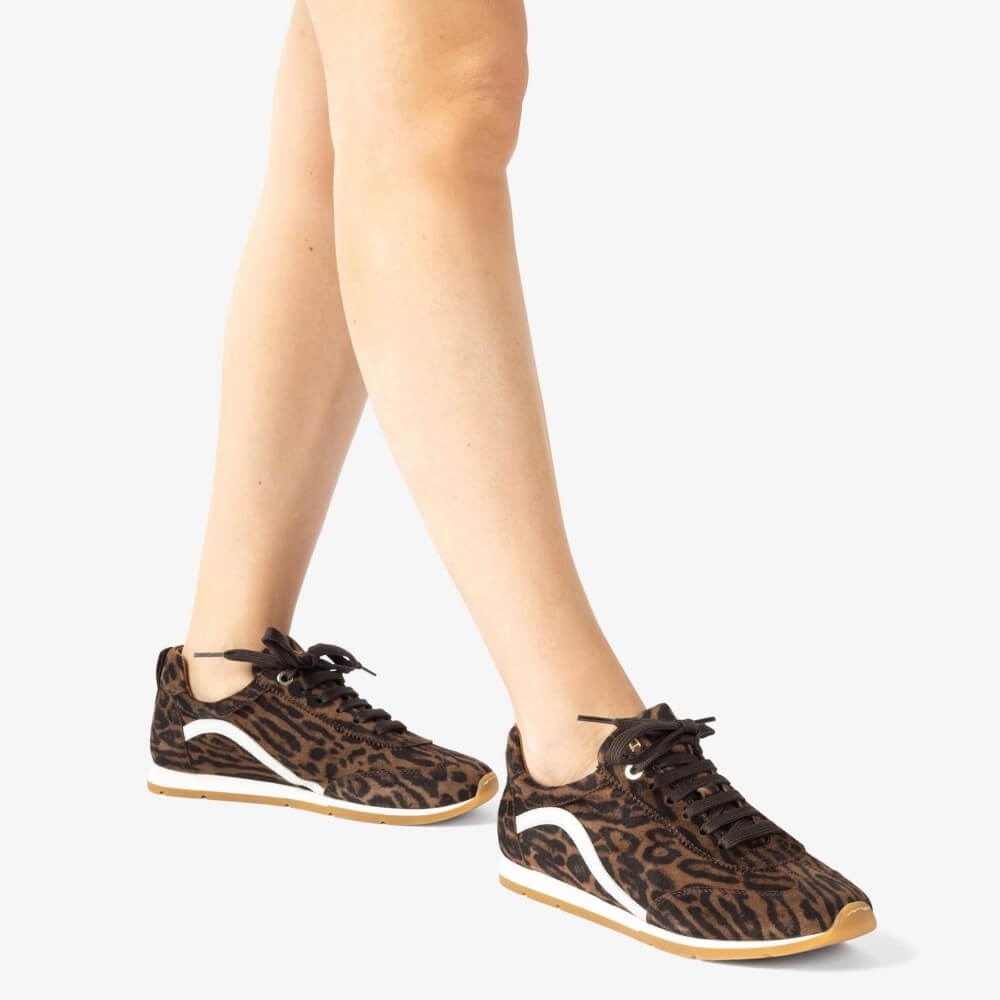 Unisa Dalai Suede Trainer Leopard
