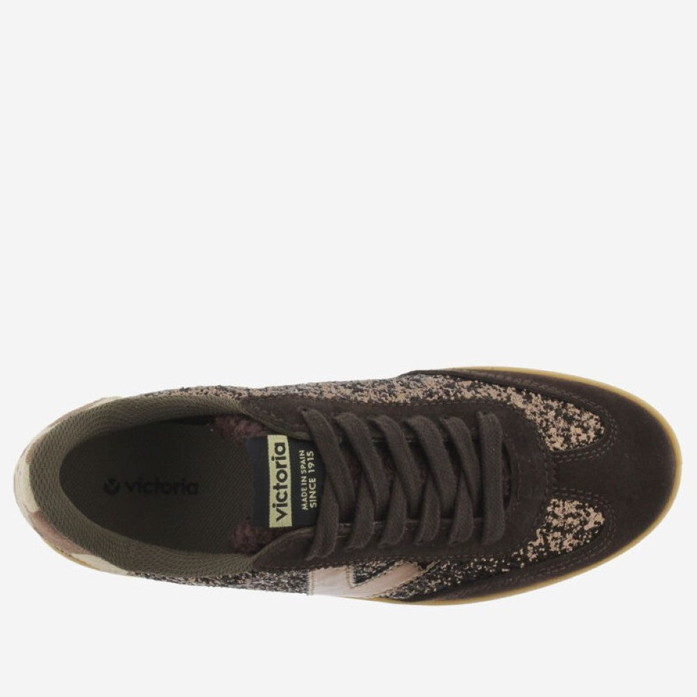 Victoria Berlin 1126223 Marron Brown Glitter Trainers