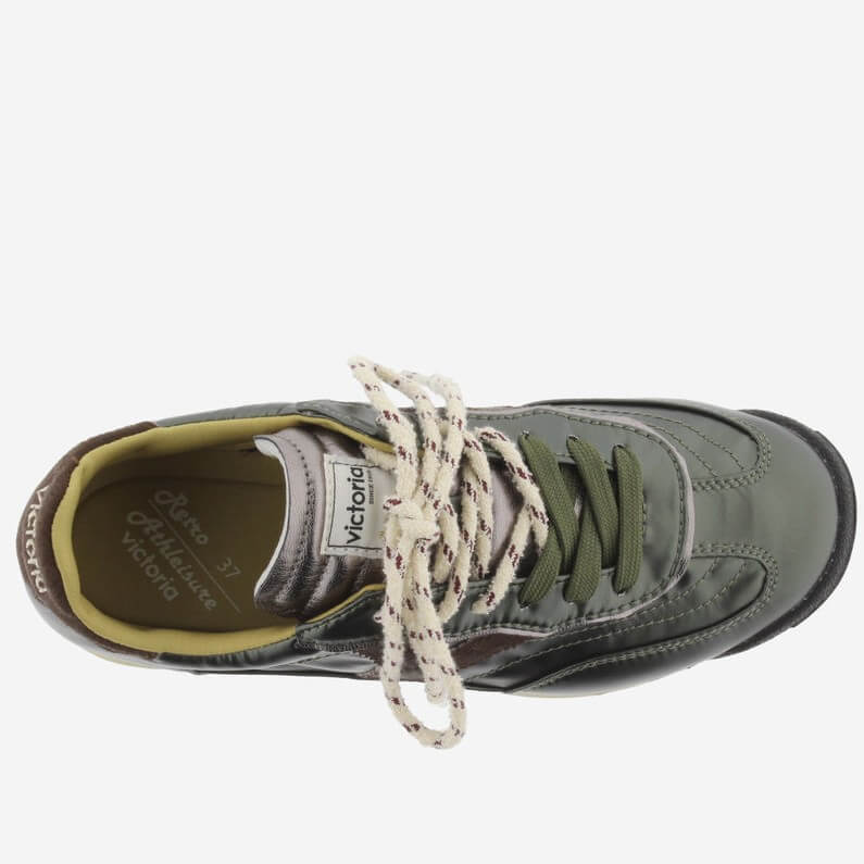 Victoria Saturno 1158117 Khaki Metallic Sneakers