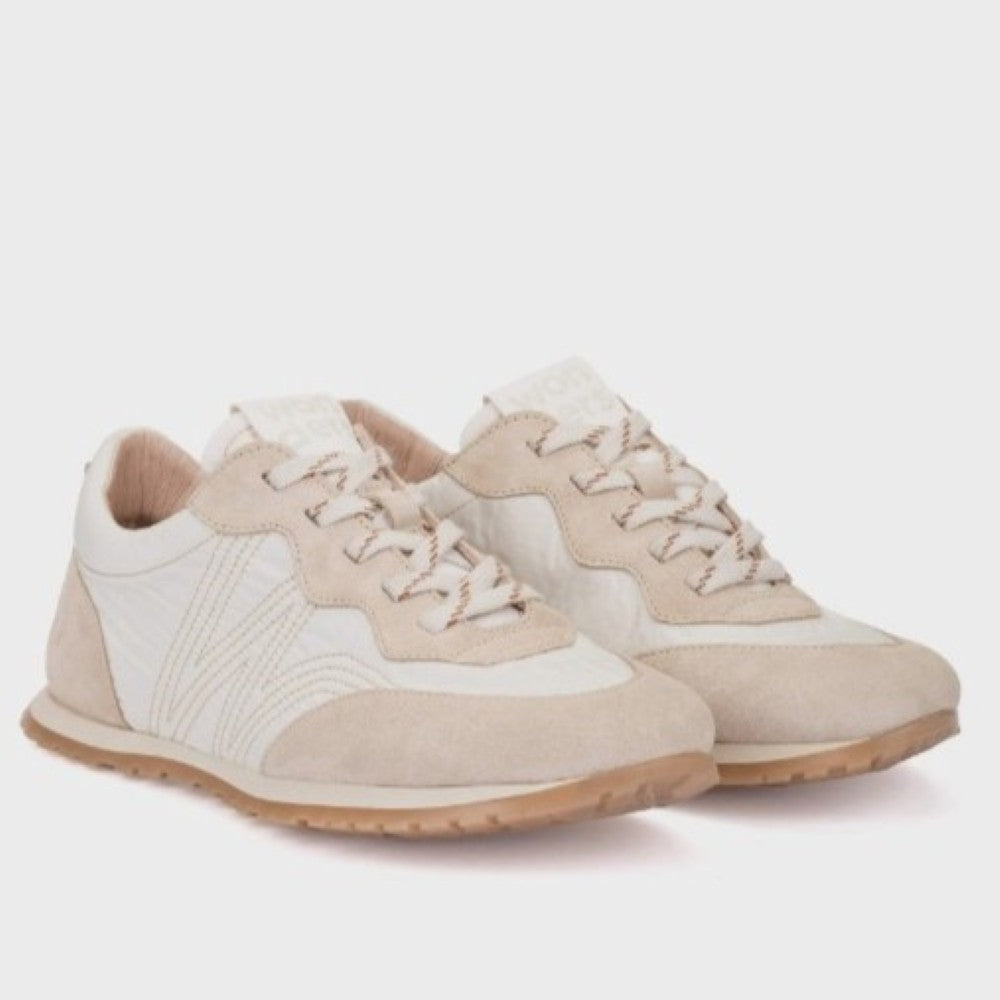 Wonders Barefoot 01 A-5401 Leather and Nylon Beige
