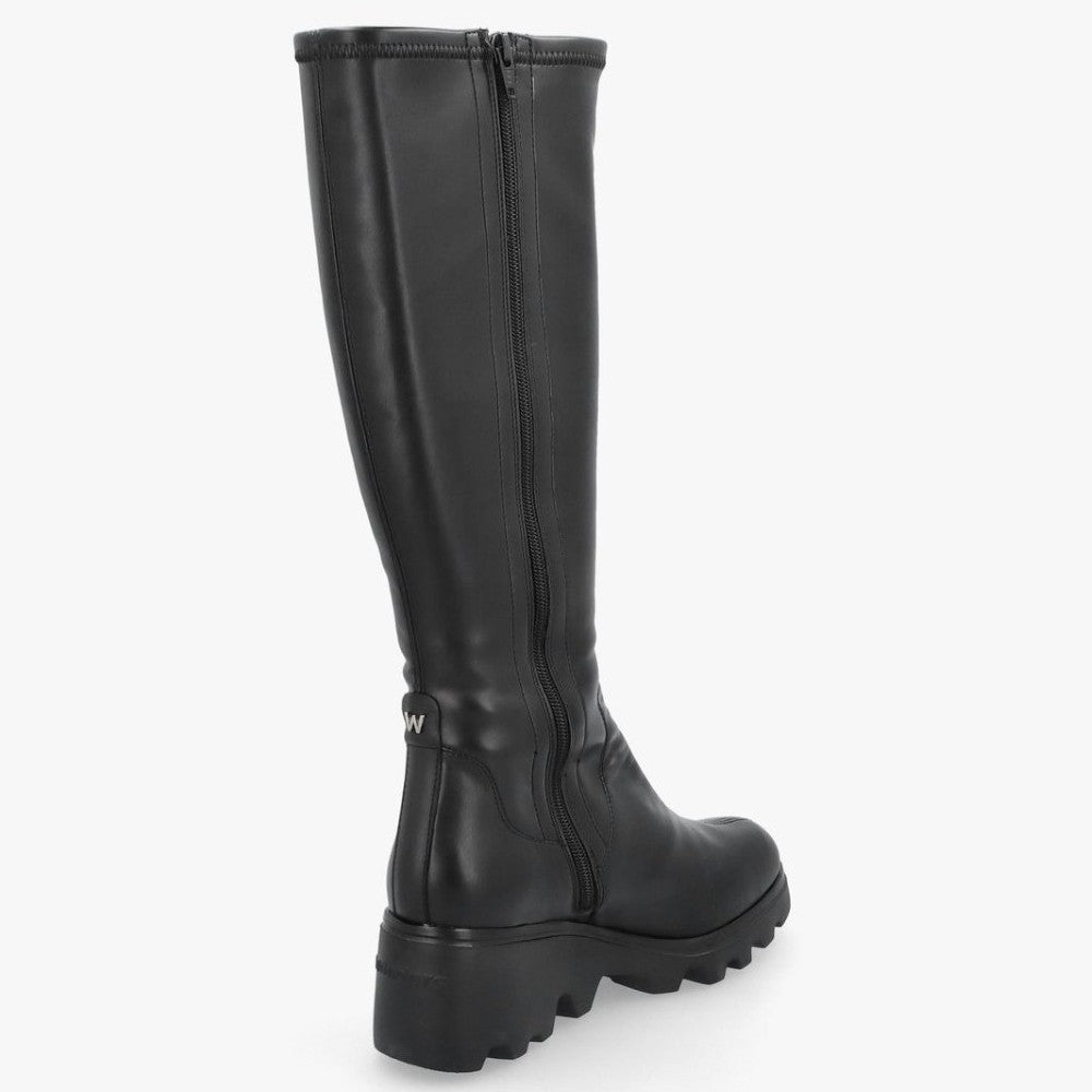 Wonders Toronto G-7031 Black Leather Knee High Boots