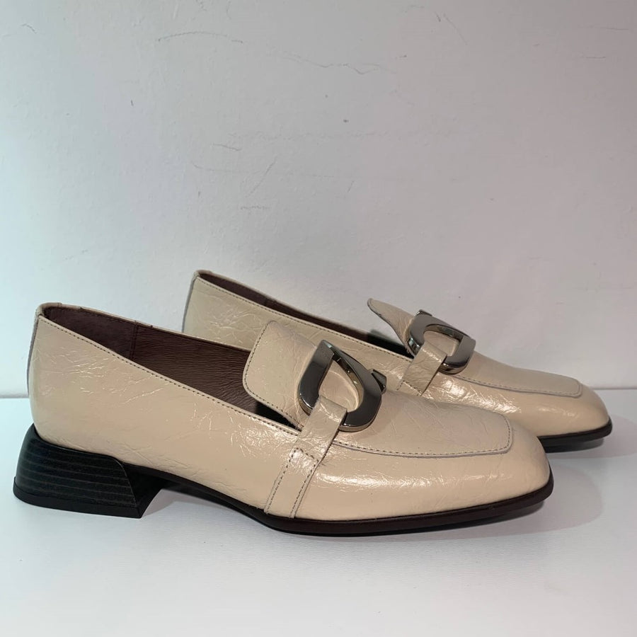 Wonders C-7110 Leather Loafer-CREAM