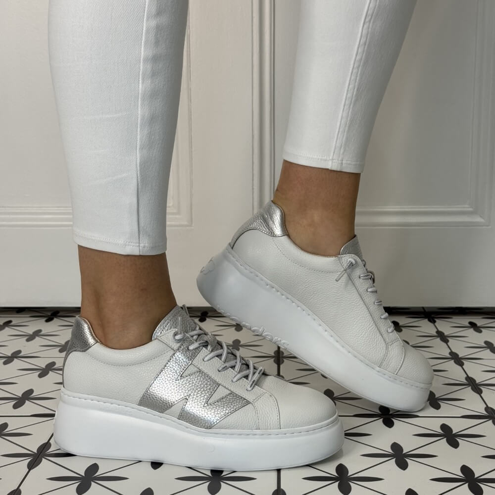 Wonders Zurich Sneakers A-2650 White Silver