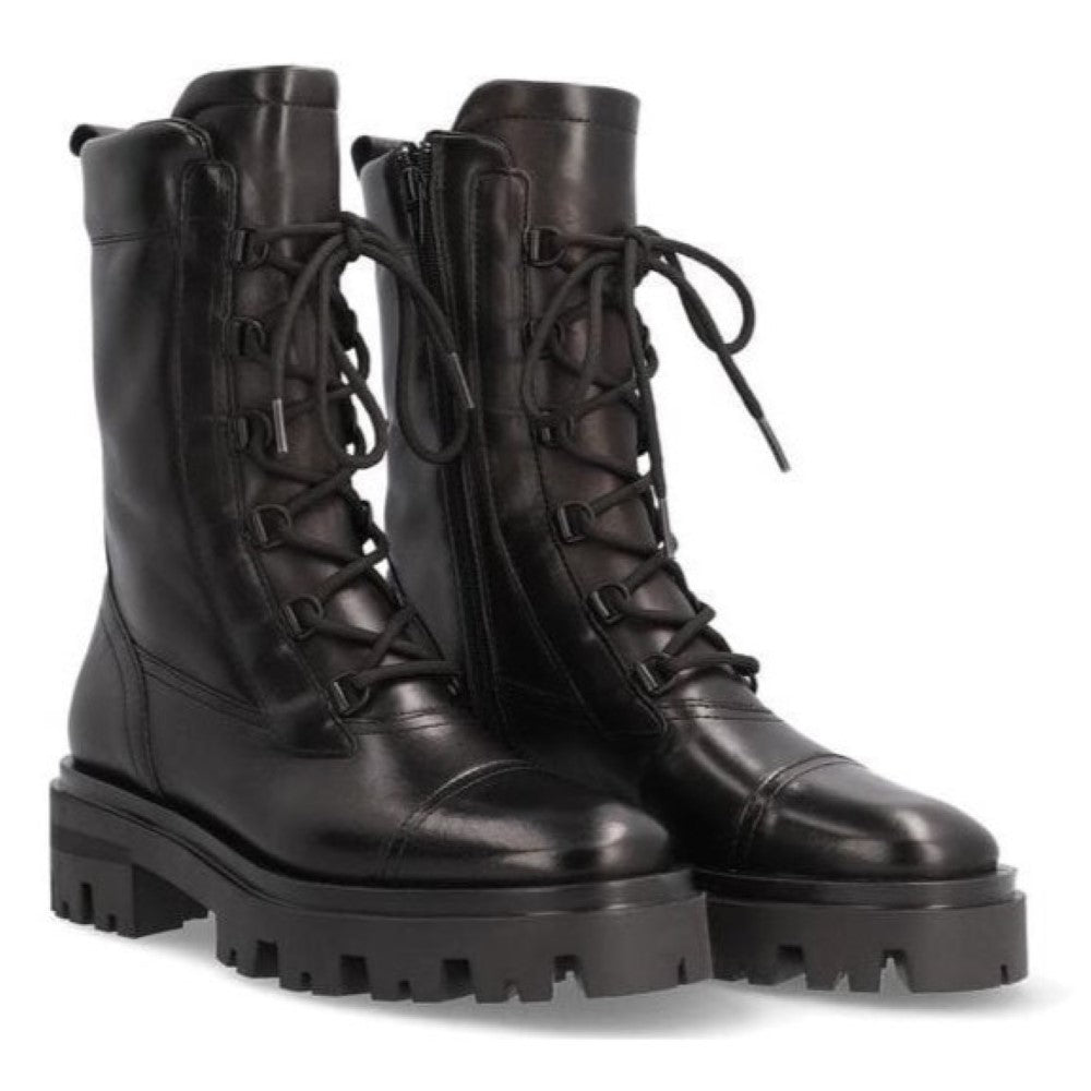 Alpe 2448 Laced Boot-BLACK