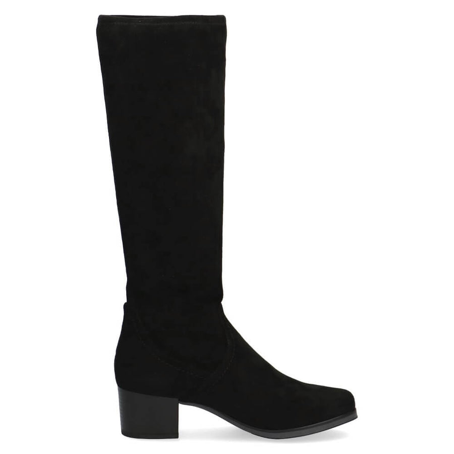 Caprice 9-25506 Stretch Long Boot-BLACK