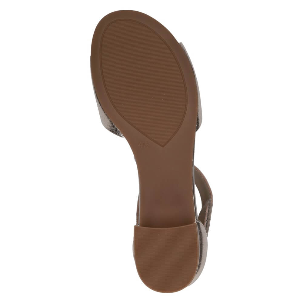 Caprice 9-28212 Leather Sandal-PLATINUM