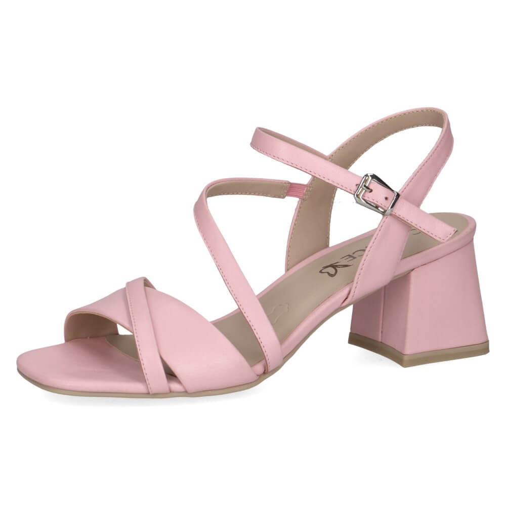 Caprice Block Heel Sandal 9-28300-ROSE