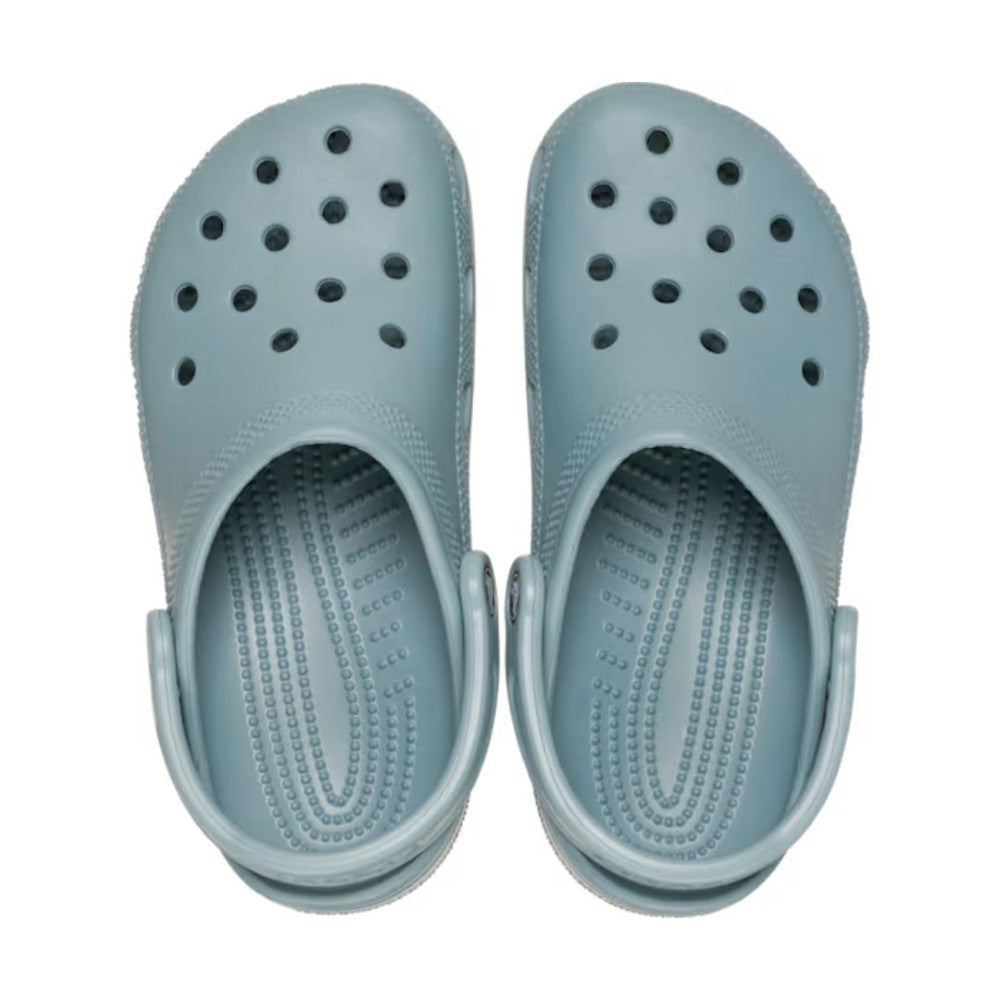 Pair of Crocs Classic Pond Light blue clog on a white background
