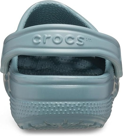 Pair of Crocs Classic Pond Light blue clog on a white background