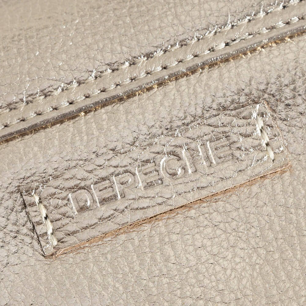 Depeche Leather Mobile Bag 16044 Champagne Gold