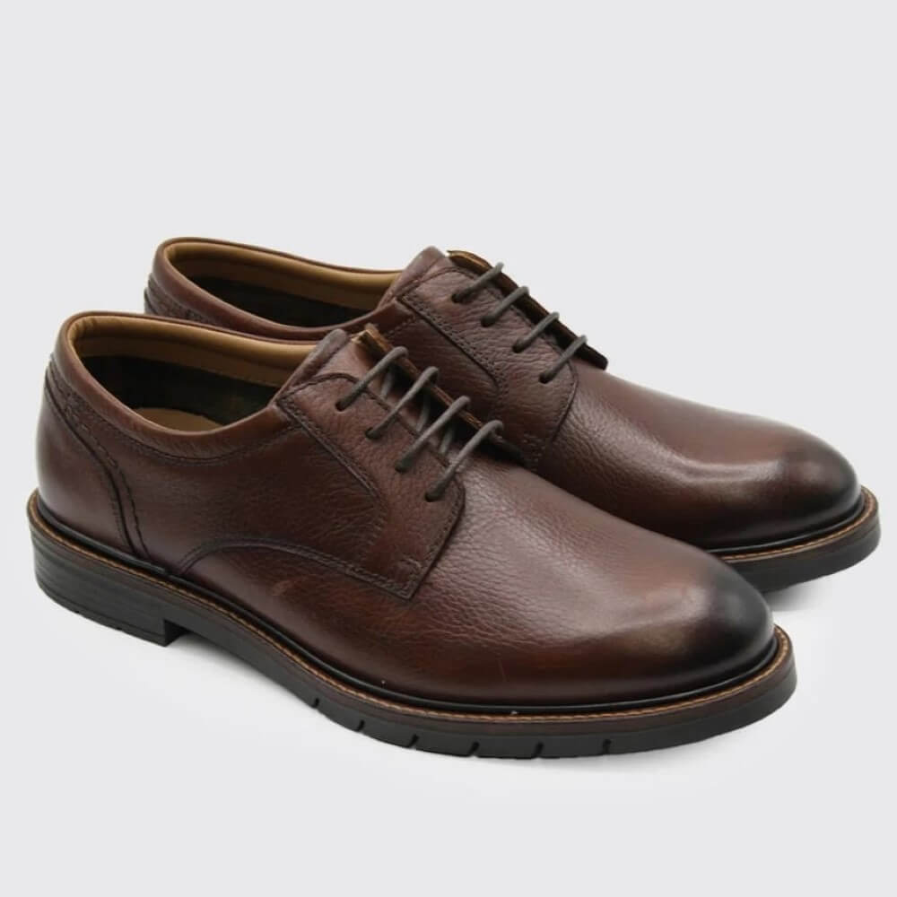 Dubarry Sly Smart Casual Mens Leather Shoe-BROWN