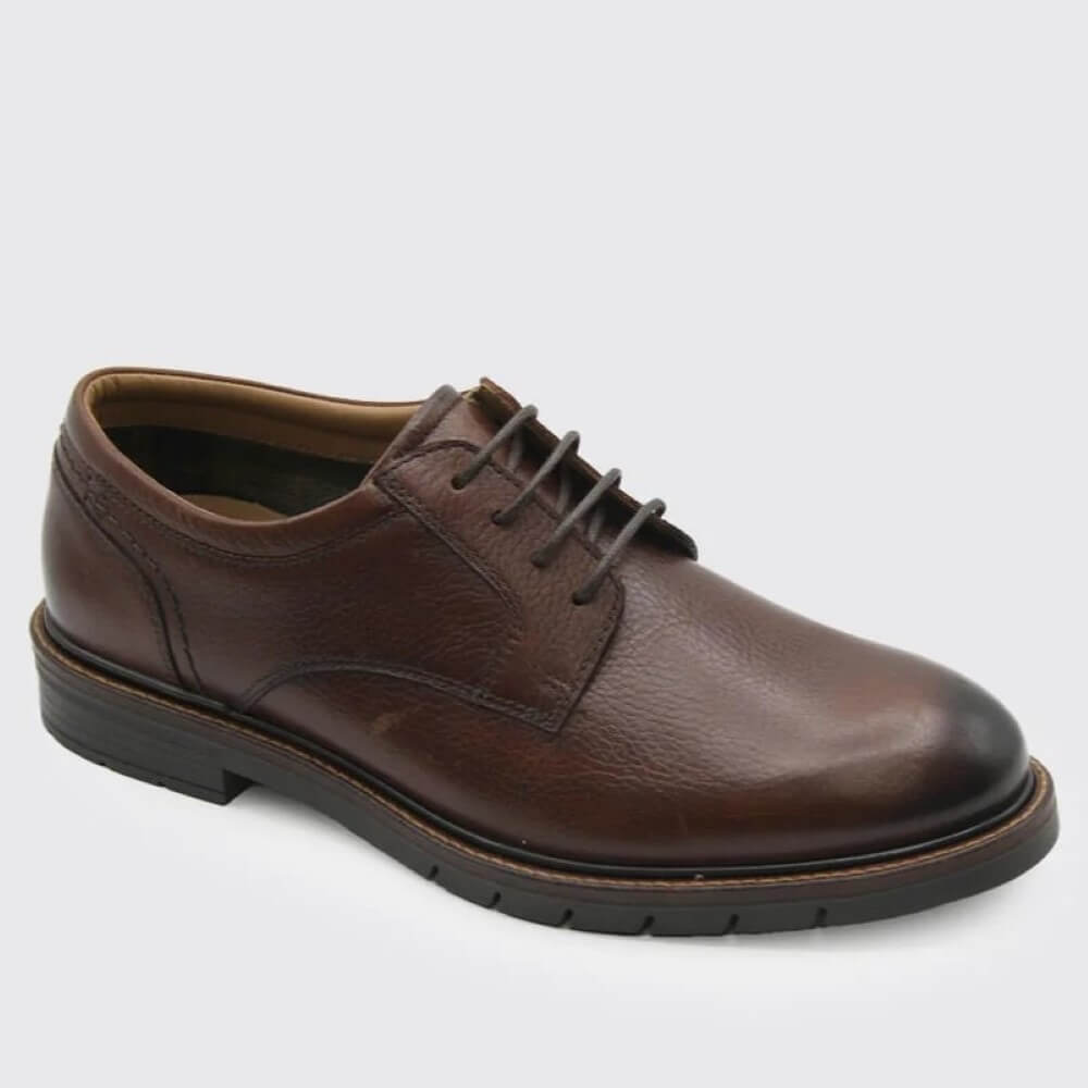 Dubarry Sly Smart Casual Mens Leather Shoe-BROWN