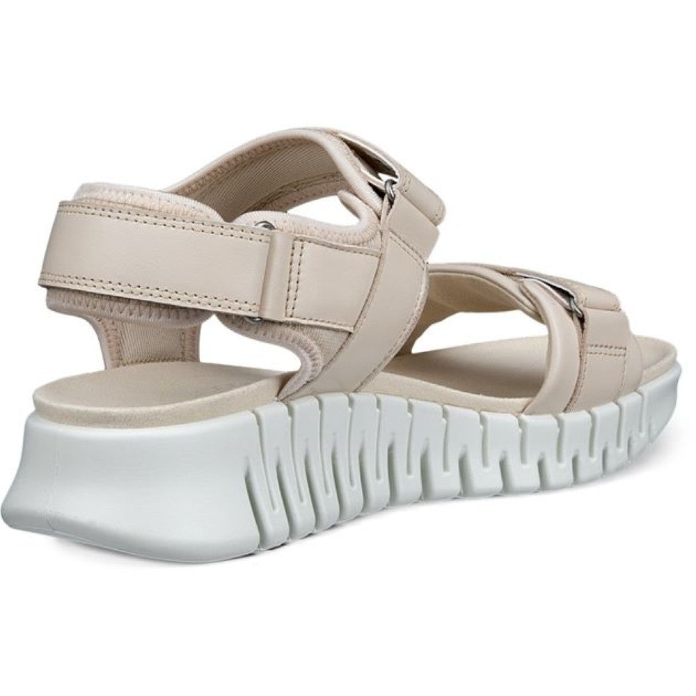 Ecco Gruuv Sol Leather Sandal 206903 Limestone Beige