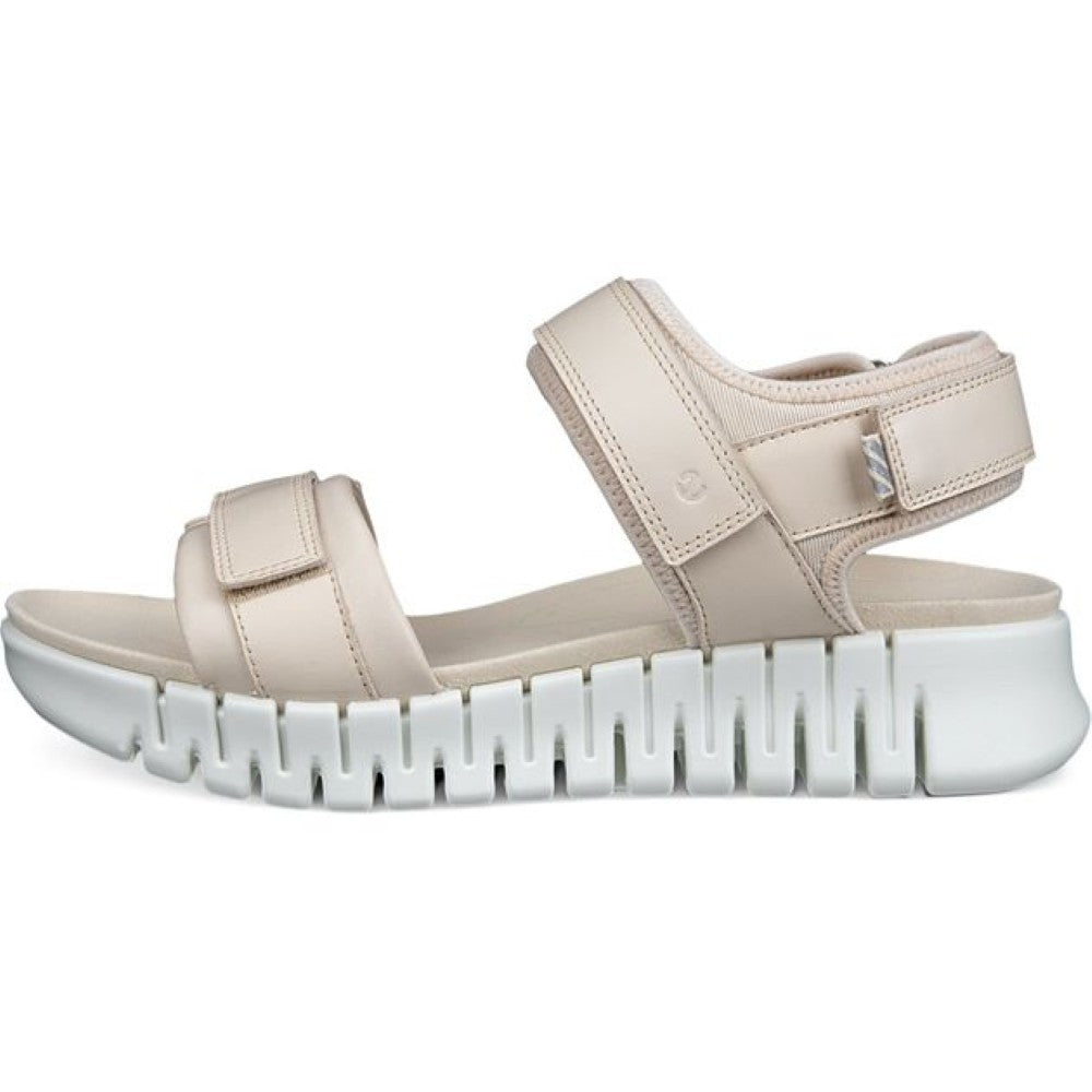 Ecco Gruuv Sol Leather Sandal 206903 Limestone Beige