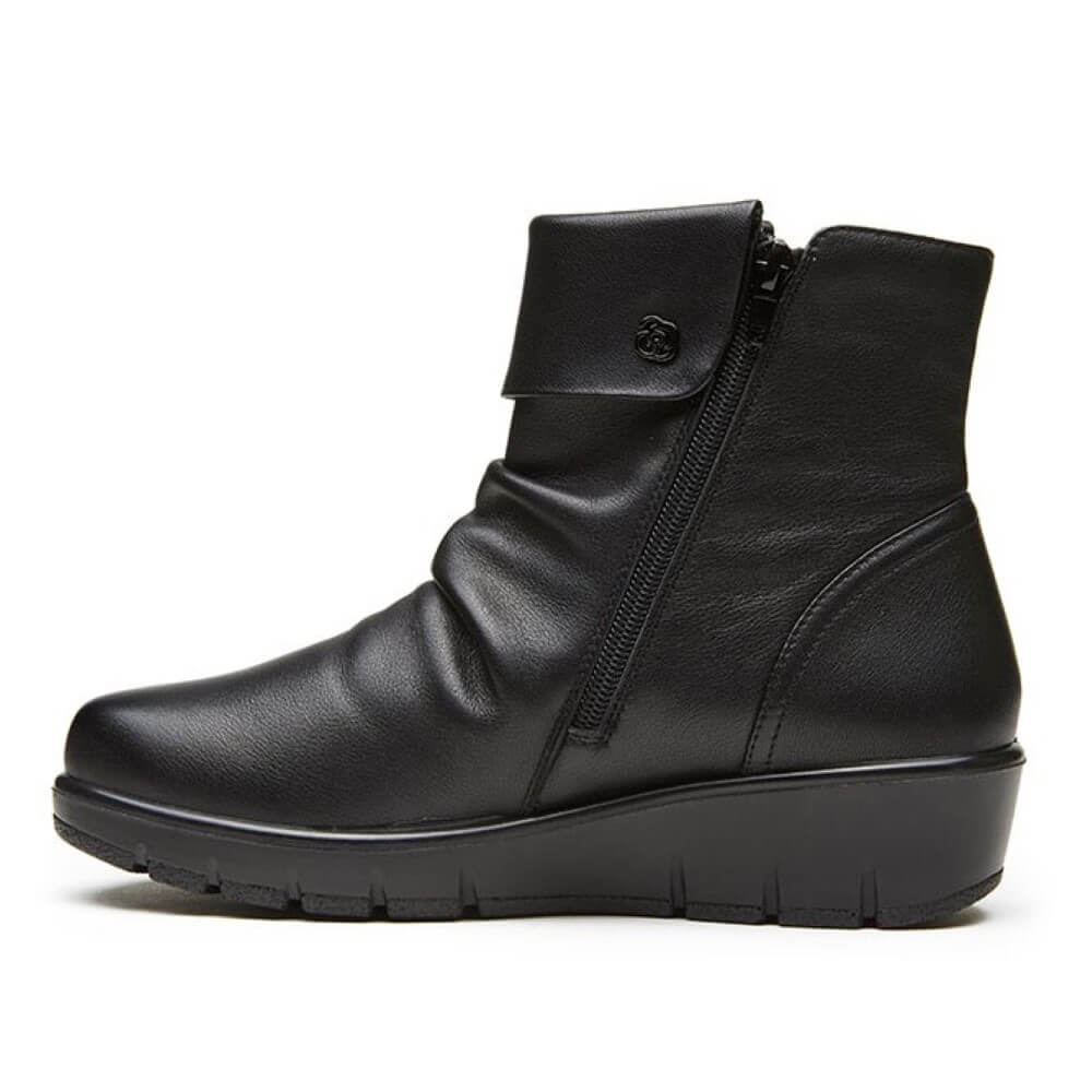 G Comfort 798-5 Ankle Boot H Fit-BLACK