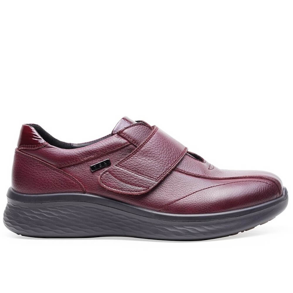 G Comfort P-813 Velcro H-Fit-BURGUNDY