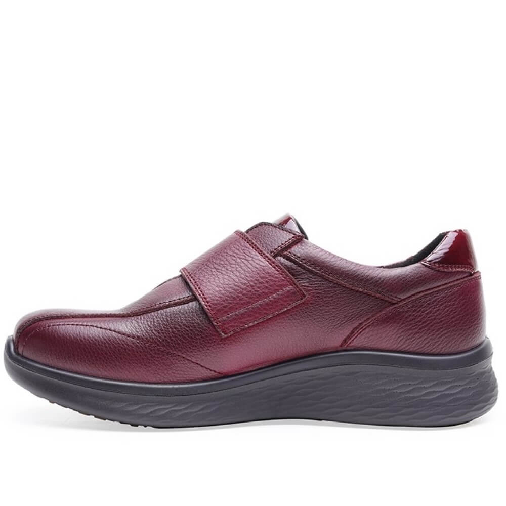 G Comfort P-813 Velcro H-Fit-BURGUNDY