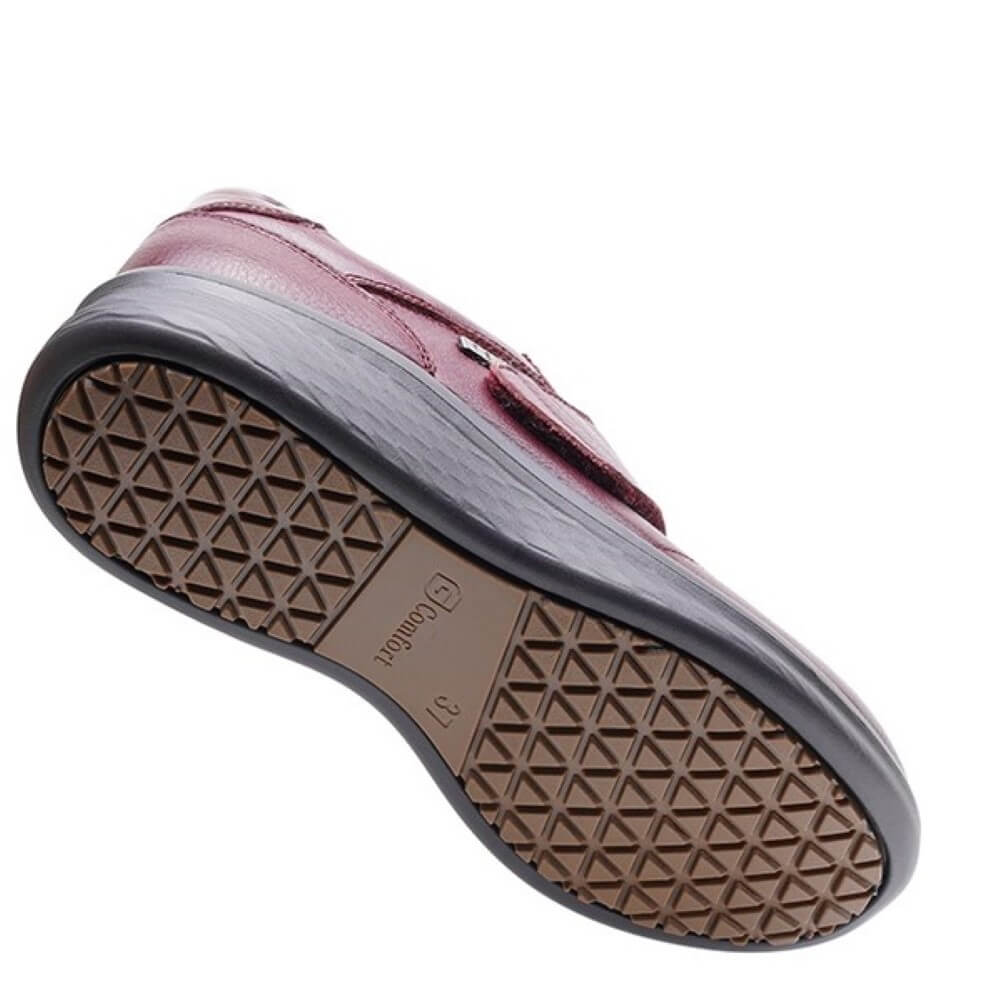 G Comfort P-813 Velcro H-Fit-BURGUNDY