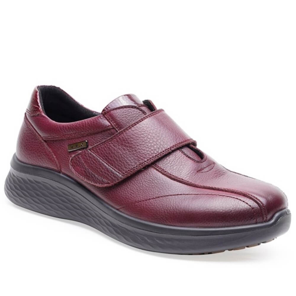 G Comfort P-813 Velcro H-Fit-BURGUNDY