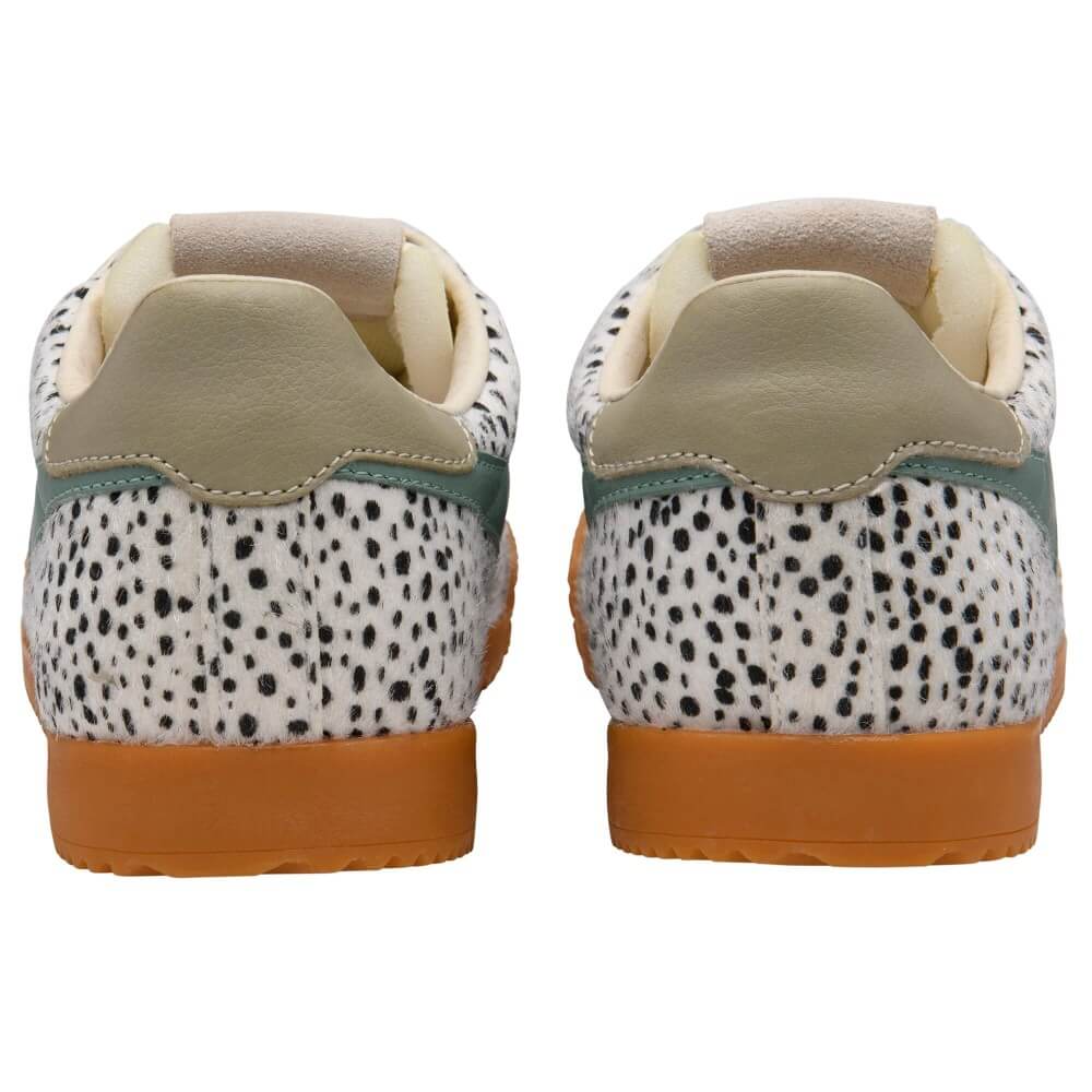 Gola Classics Women's Elan Savanna Trainers Cheetah/Feather Grey/Green Mist