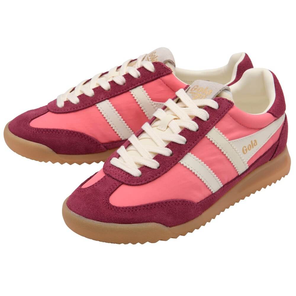 Gola Classics Women's Firefly Trainers Bubble-gum/Cerise/Off White