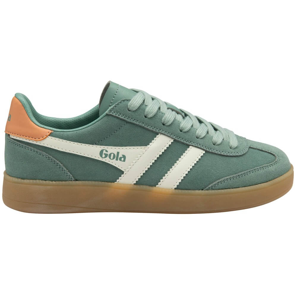 Gola viper Green and white gum sole sneakers 