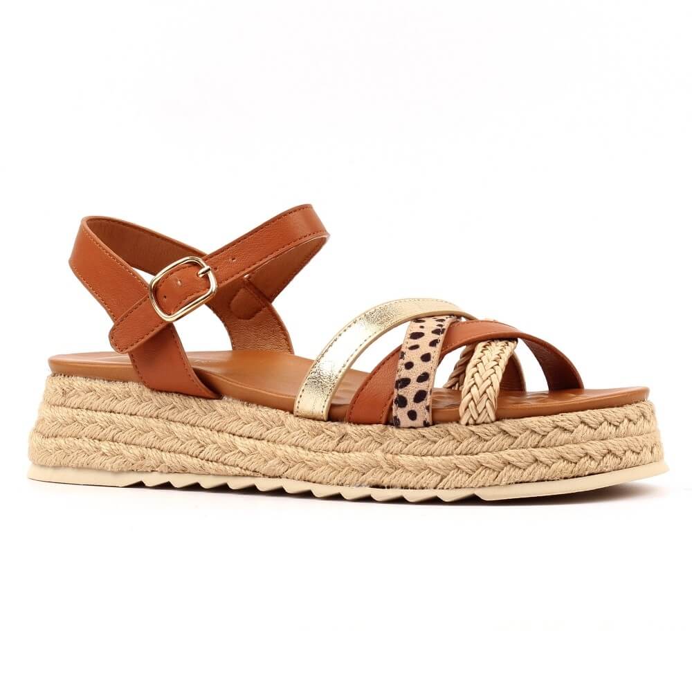 Lunar Flick Multi Coloured planform sandal