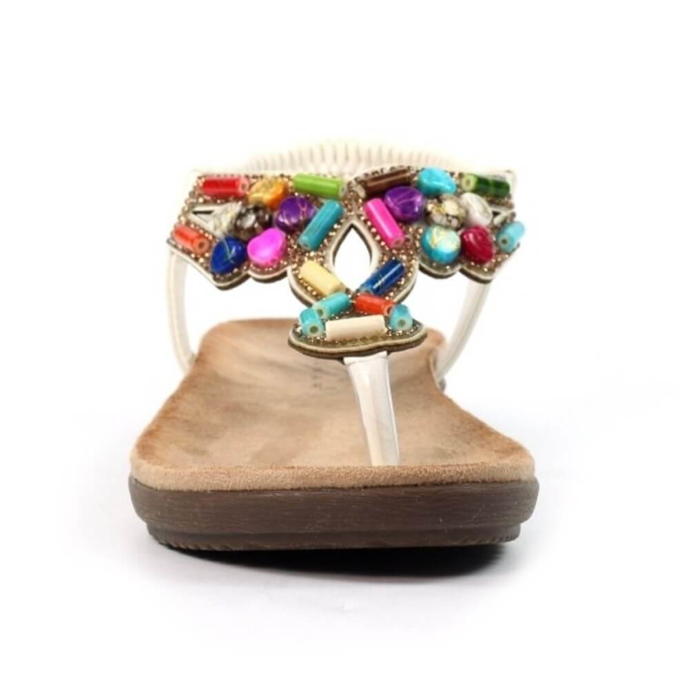 Lunar Rachel Sandals -WHITE