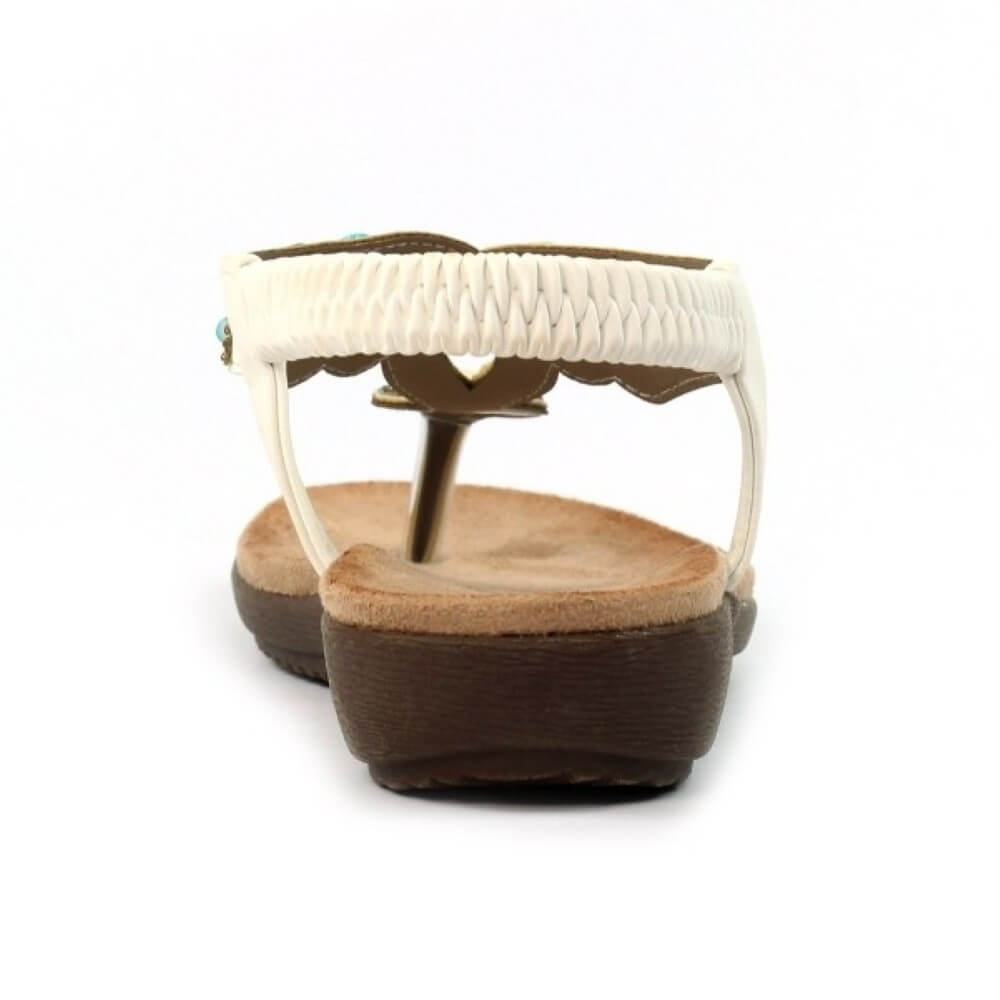 Lunar Rachel Sandals -WHITE