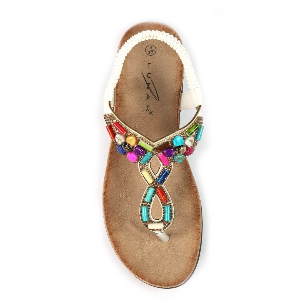 Lunar Rachel Sandals -WHITE