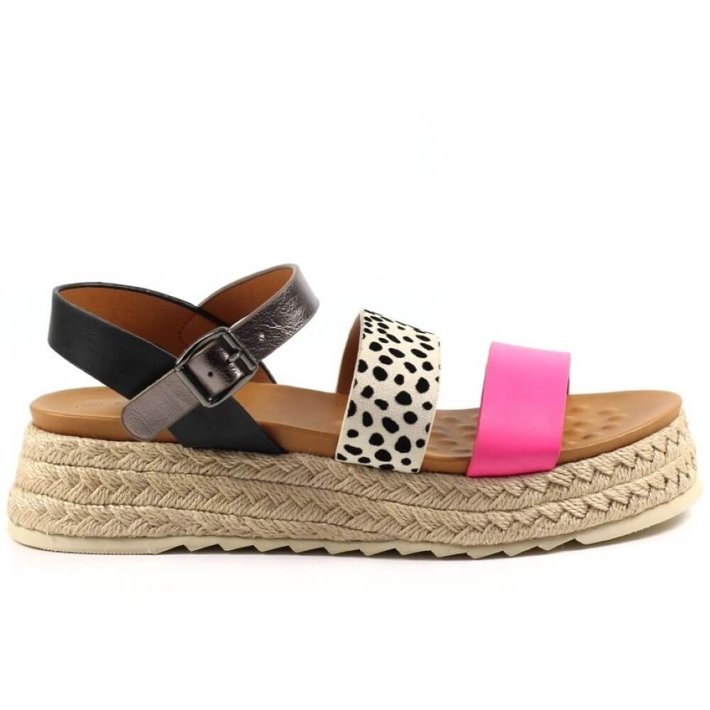 Lunar Summer Sandal-FUCHSIA