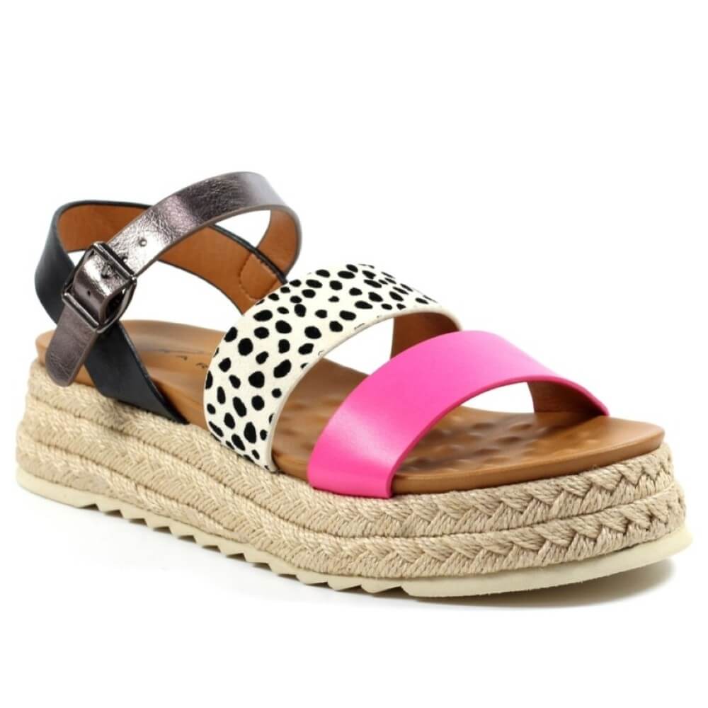 Lunar Summer Sandal-FUCHSIA