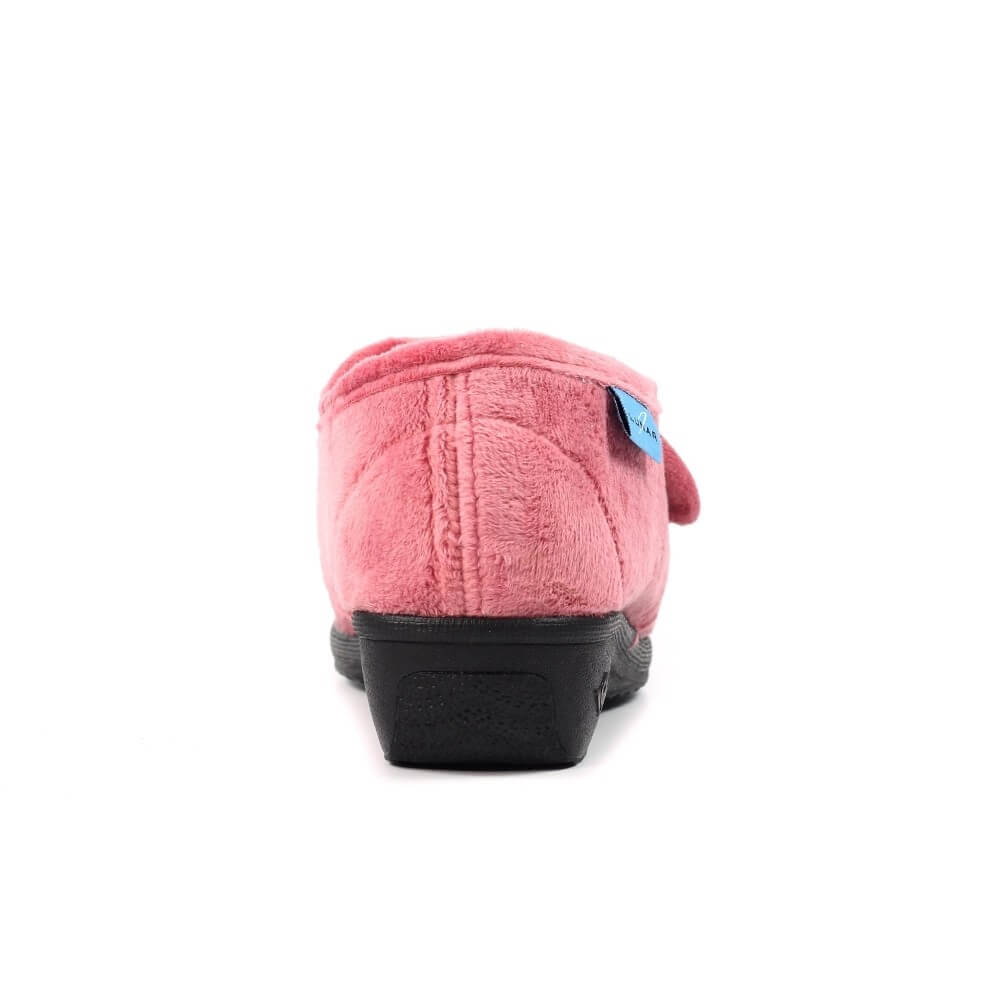Lunar Heather Paula II Velcro Slipper KLA035 Pink
