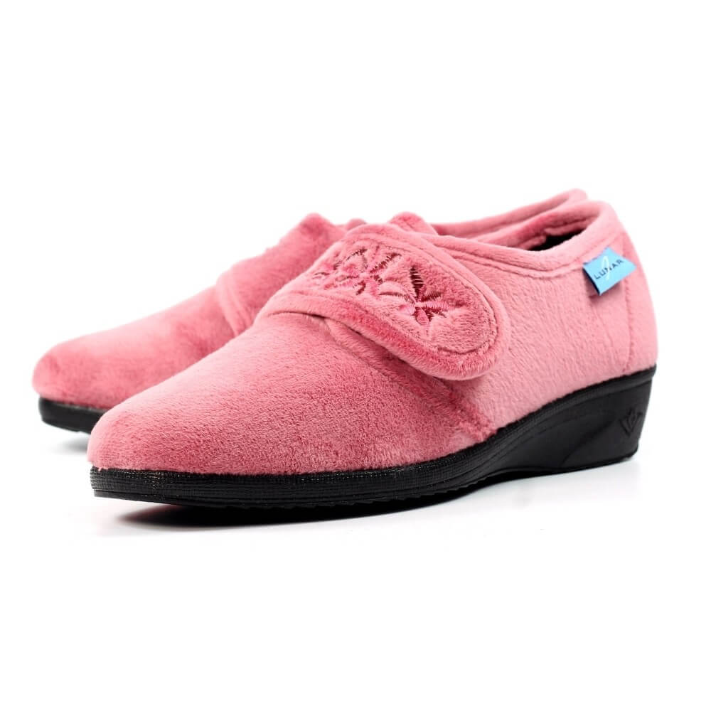 pair of Pink Velcro Slippers