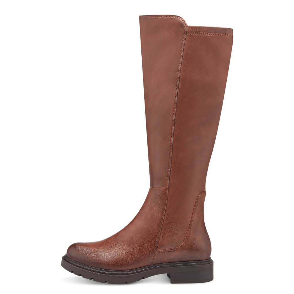 Marco Tozzi 2-25602 Knee High Boots-COGNAC